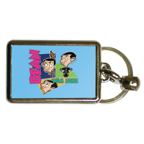 Bean Was Here Metal Keyring