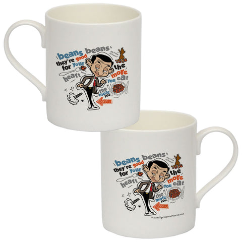 Bean beans, good for your heart Bone China Mug