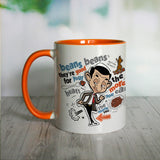 Bean beans, good for your heart Coloured insert mug (Lifestyle)
