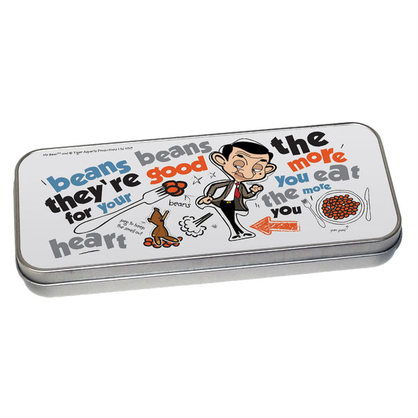 Bean beans, good for your heart Pencil tin Mr Bean Shop