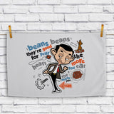 Bean beans, good for your heart Tea towel (Lifestyle)