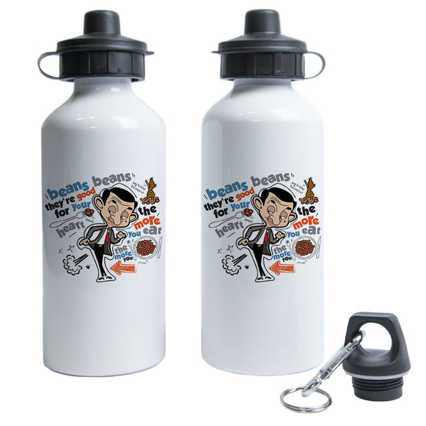 Bean beans, good for your heart Water Bottle Mr Bean Shop