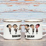 Baked Bean Enamel Mug (Lifestyle)