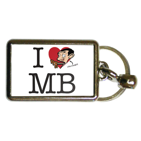 I Heart MB Metal Keyring