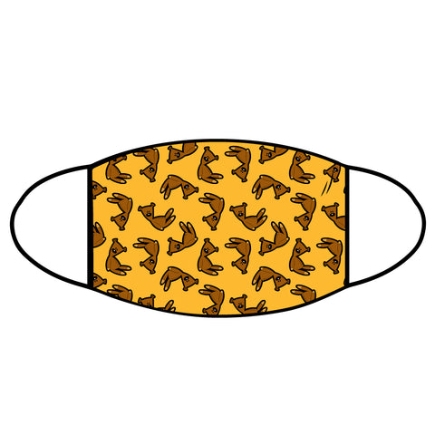 Mr Bean Face Mask - Yellow Teddy