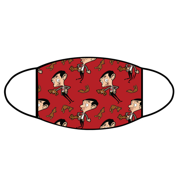 Mr Bean Face Mask - Red Animated – Mr Bean Shop