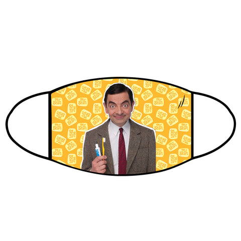 Mr Bean Face Mask - Toothbrush
