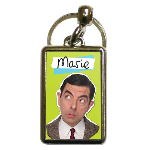 Awesome Bean Metal Keyring