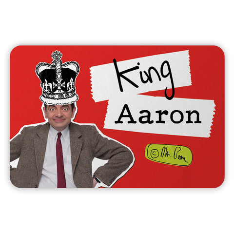 King Metal Sign