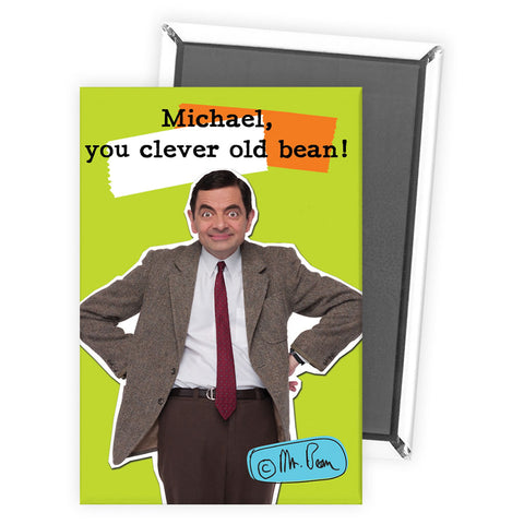 Clever Old Bean Magnet