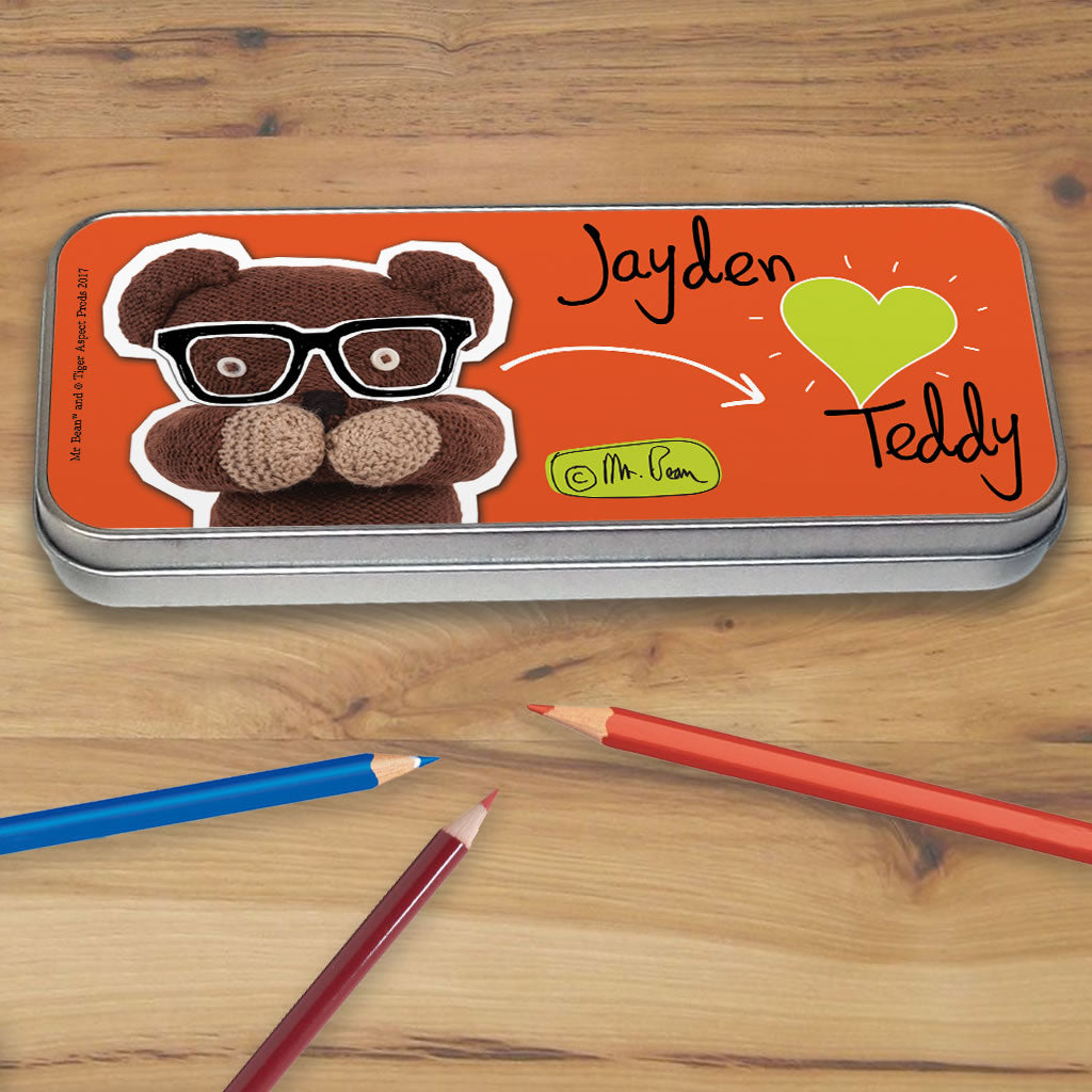 Heart Teddy Pencil tin (Lifestyle)