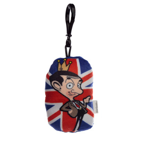 Mr Bean Sound Keyring Bag Clip Union Jack