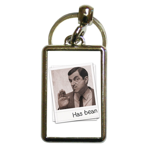 Has Bean Metal Keyring