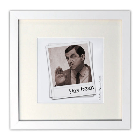 Has Bean Mounted Art Print