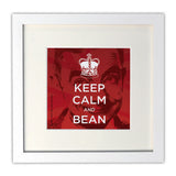 Keep Calm and Bean Mounted Art Print