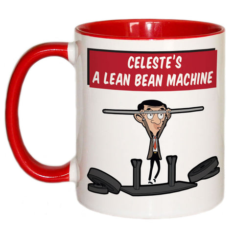 A Lean Bean Machine Coloured Insert Mug