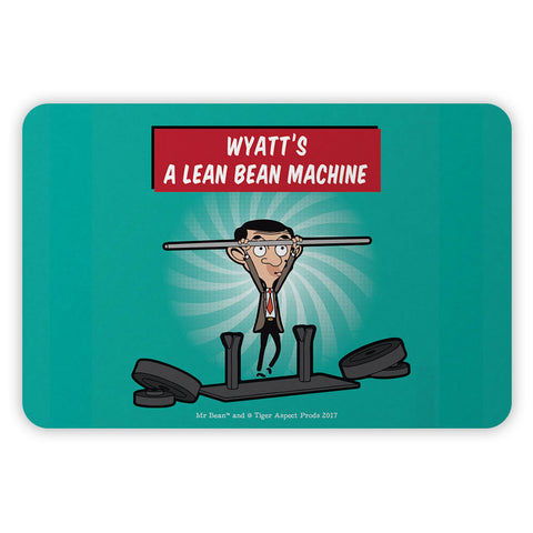 A Lean Bean Machine Metal Sign