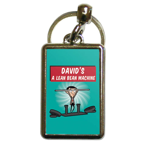 A Lean Bean Machine Metal Keyring