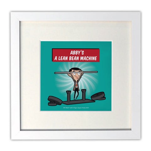 A Lean Bean Machine Mounted Art Print