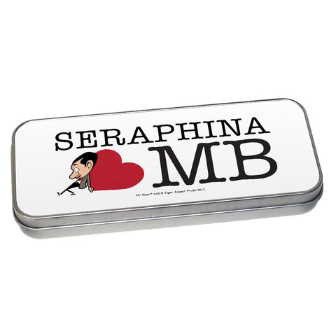 Heart Mr Bean 1 Pencil tin