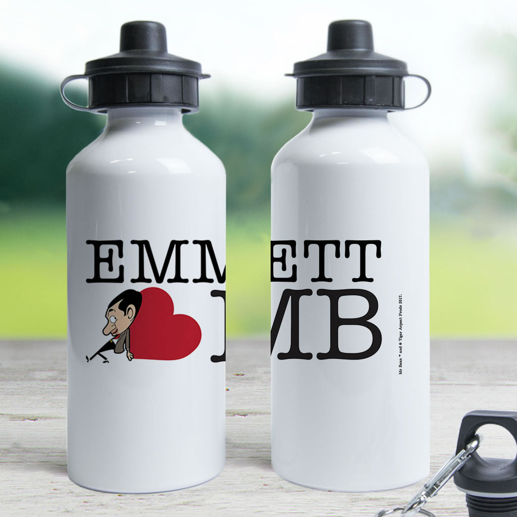 Heart Mr Bean 1 Water bottle (Lifestyle)