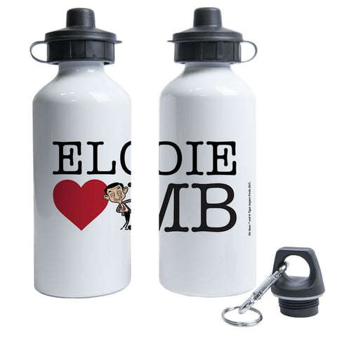 Heart Mr Bean 2 Water Bottle