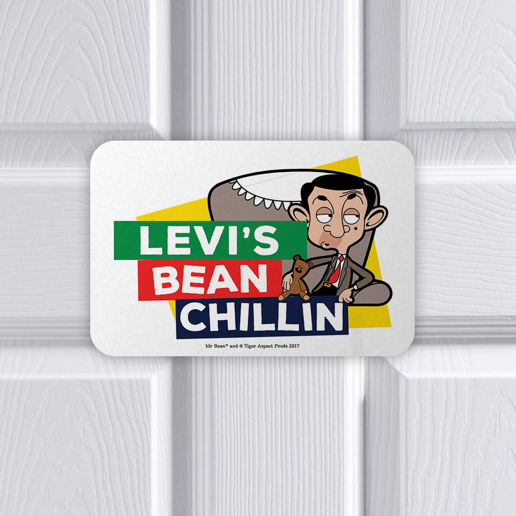 Bean Chillin Metal sign (Lifestyle)