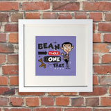 Bean There Done That White Framed Print (Lifestyle)
