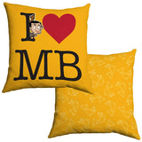 I Heart Mr Bean Cushion