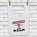 Lean Bean Machine Baby Bib (Lifestyle)