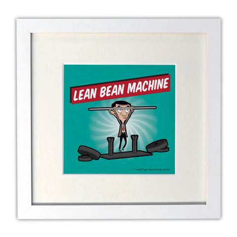 Lean Bean Machine Mounted Art Print