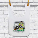 Sometimes It's Cool To Be Uncool Baby Bib (Lifestyle)