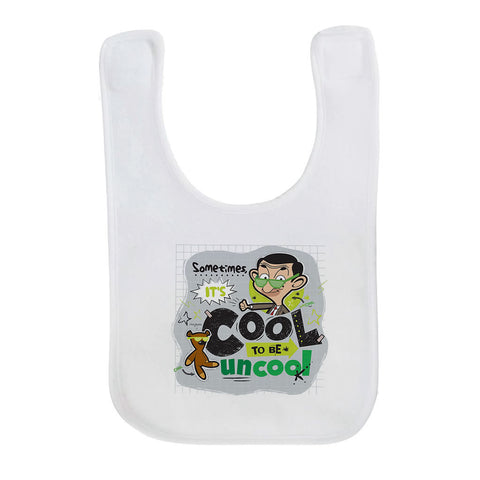 Sometimes It's Cool To Be Uncool Baby Bib
