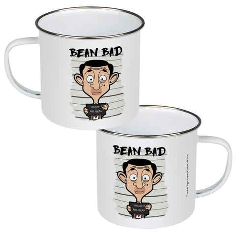 Bean Bad Enamel Mug