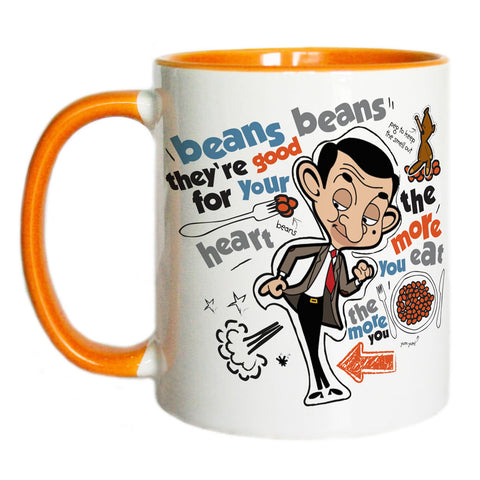 Bean beans, good for your heart Coloured Insert Mug