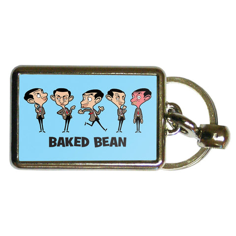 Baked Bean Metal Keyring