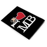 Black I Heart Mr Bean A5 Notepad
