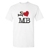 Black I Heart Mr Bean T-Shirt