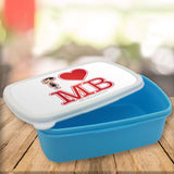 White I Heart Mr Bean Lunchbox (Lifestyle)