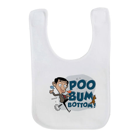 Poo Bum Bottom Baby Bib