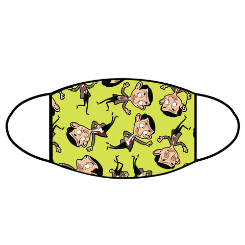 Mr Bean Face Mask - Green Animated