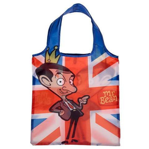 Foldable Reusable Shopping Bag - Mr. Bean Union Jack