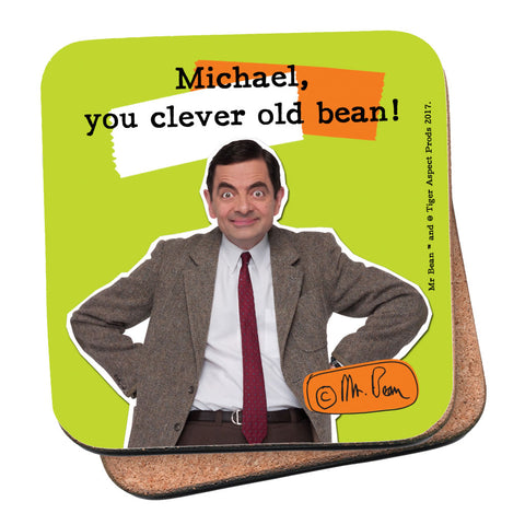 Clever Old Bean Coaster