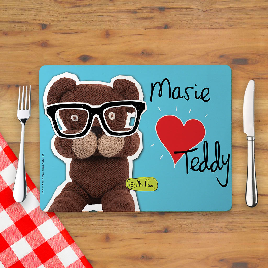 Heart Teddy Placemat (Lifestyle)