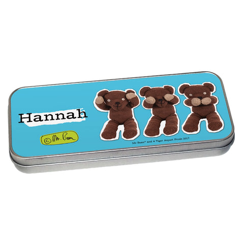 Teddy Pencil tin