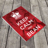 Keep Calm and Bean A5 Notepad (Lifestyle)