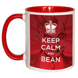 Keep Calm and Bean Coloured Insert Mug
