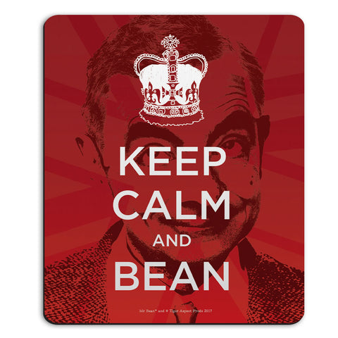 Keep Calm and Bean Mouse mat