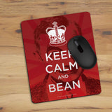 Keep Calm and Bean Mouse mat (Lifestyle)