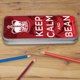 Keep Calm and Bean Pencil tin (Lifestyle)